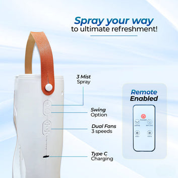 Portable Double-Ended Spray Fan